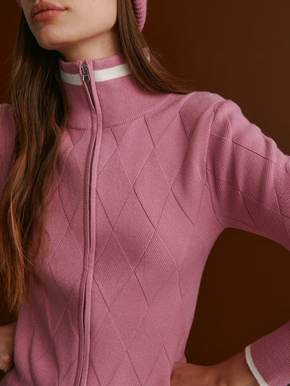 Barthe Zip Through Knit Jacket |Varley US | Varley Featured