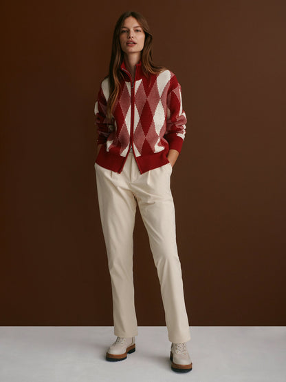 Karina Jacquard Knit Jacket | Varley Quality
