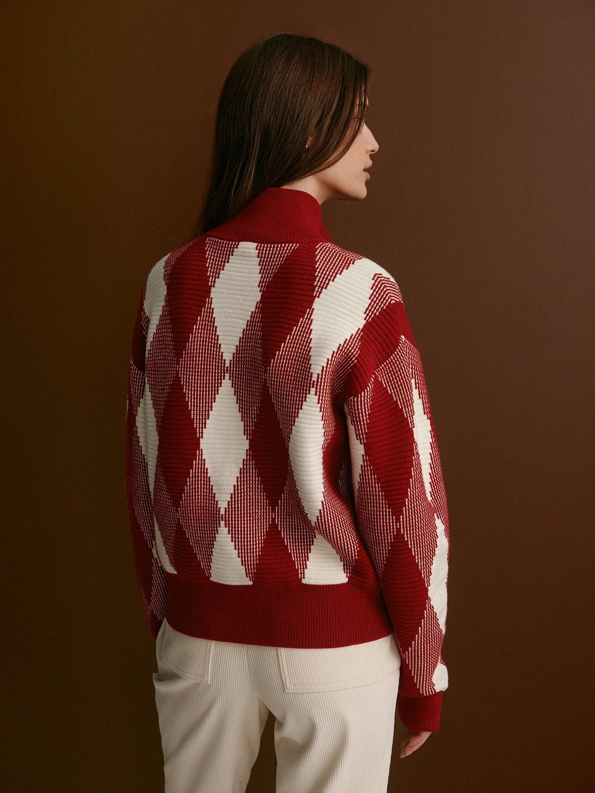 Karina Jacquard Knit Jacket | Varley Quality