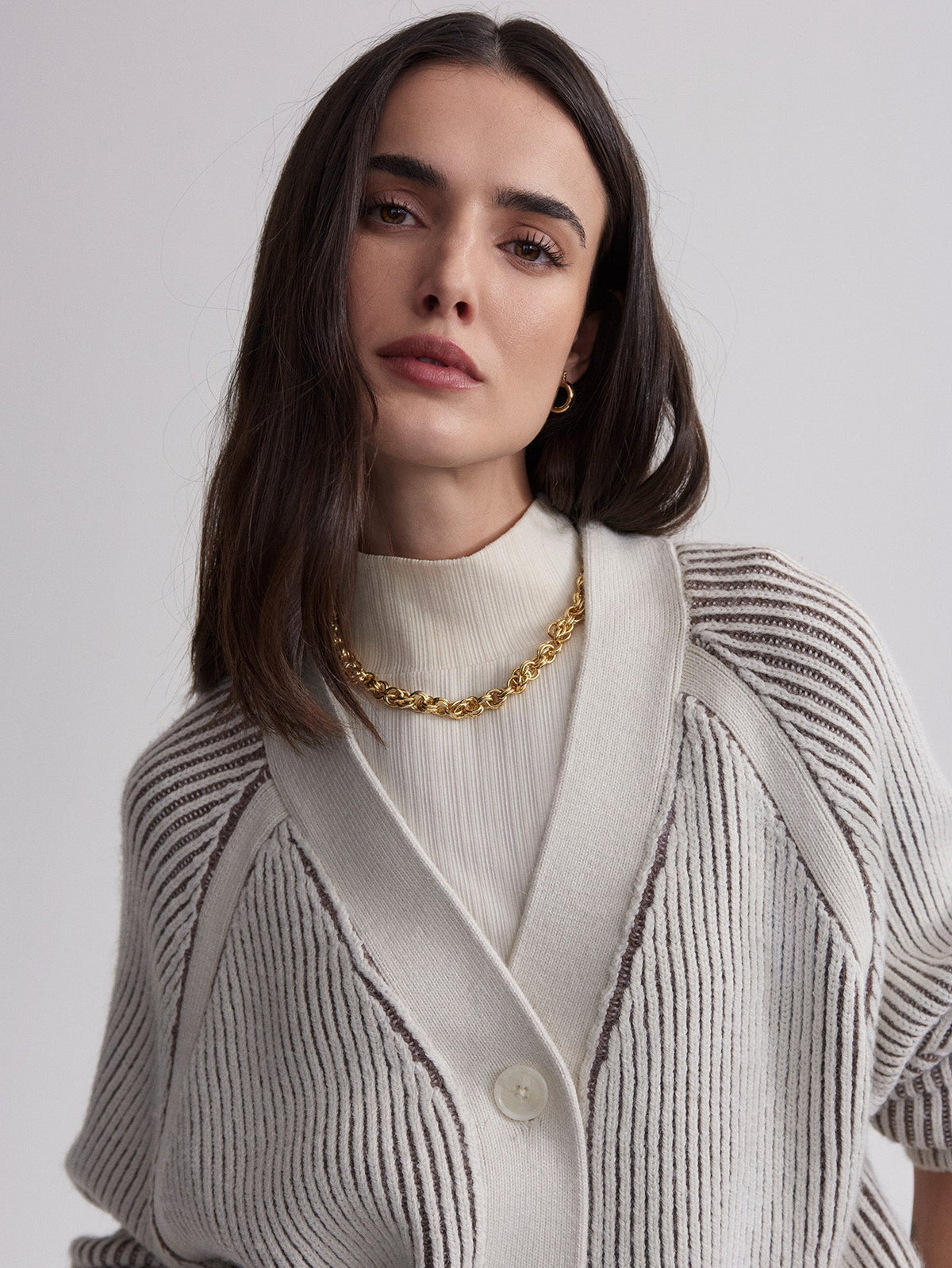 Jude Plated Cardigan | Varley Sale