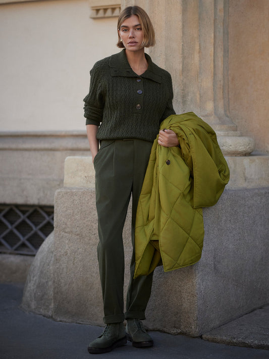 Bridget Half Button Sweater | Varley Everyday