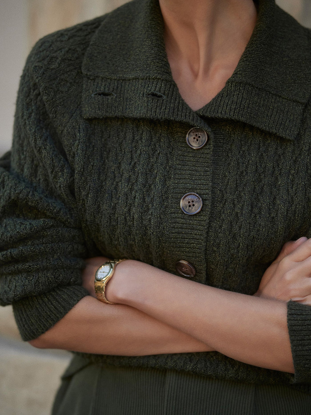 Bridget Half Button Sweater | Varley Everyday