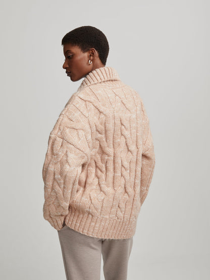 Aida Jumbo Cable Knit Jacket | VARLEY US | Varley Trending