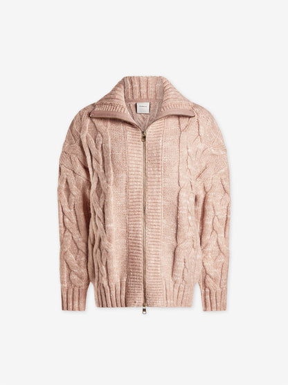 Aida Jumbo Cable Knit Jacket | VARLEY US | Varley Trending
