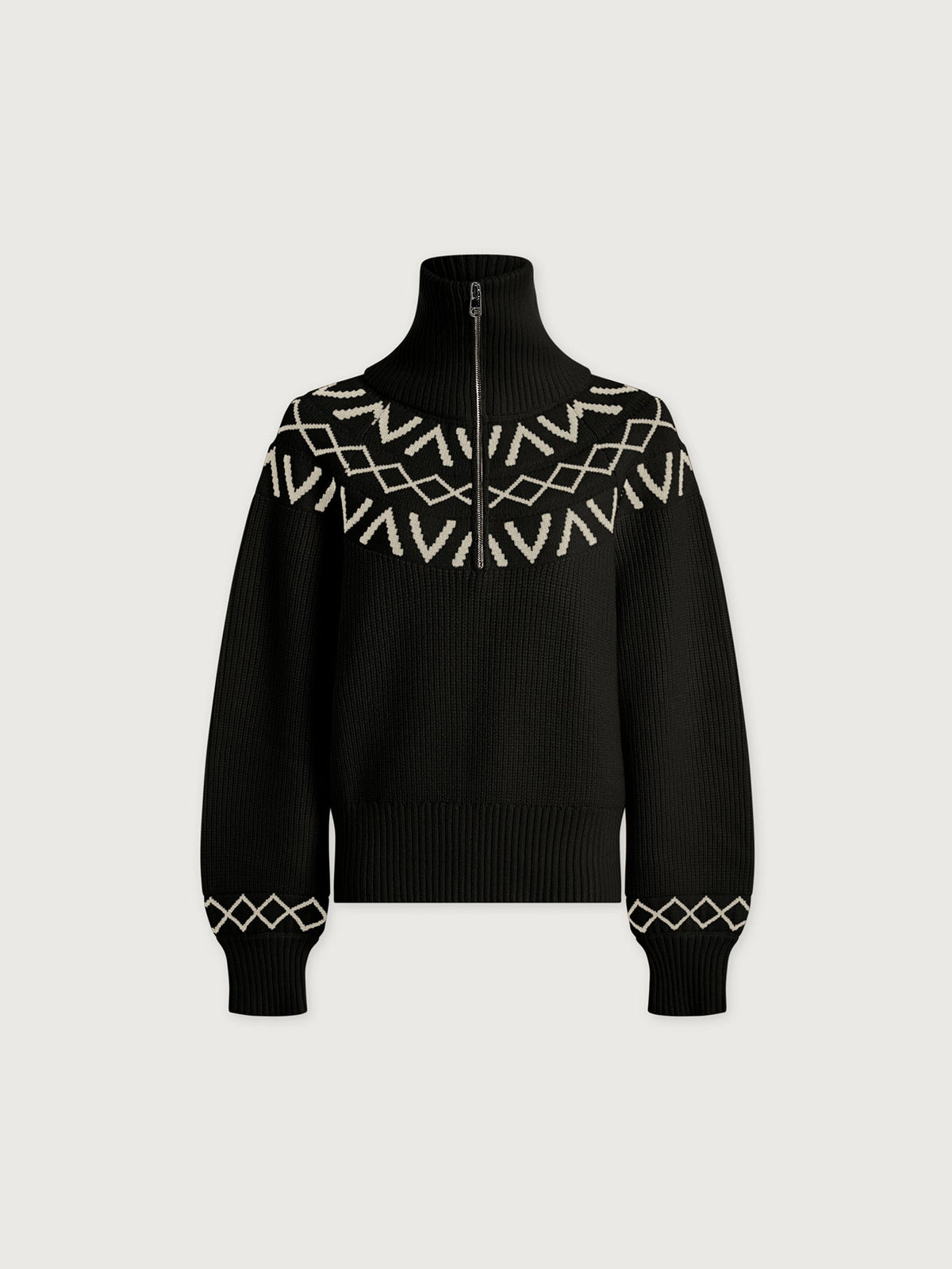 Sigrid Fairisle Half Zip Knit | Varley Customer Favorite