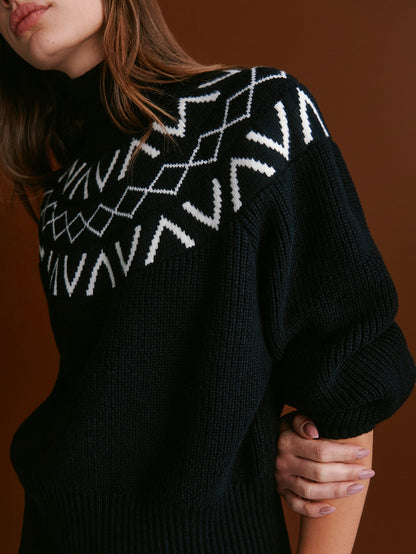 Marcie Fairisle Yoke Knit | VARLEY US | Varley Recommended