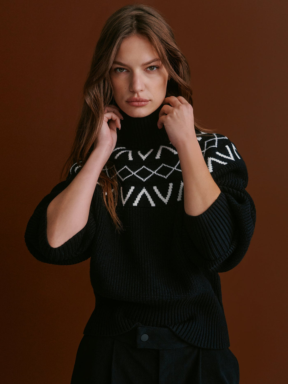 Marcie Fairisle Yoke Knit | VARLEY US | Varley Recommended