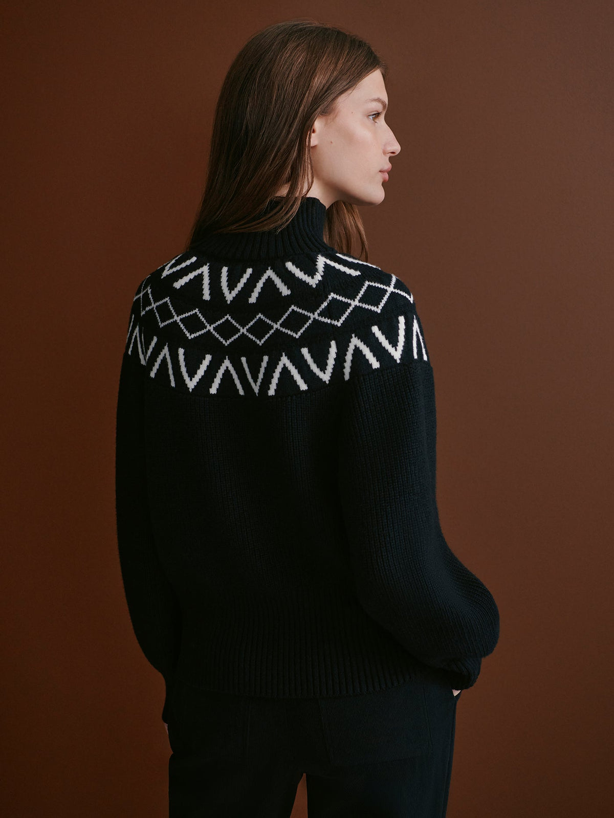 Marcie Fairisle Yoke Knit | VARLEY US | Varley Recommended