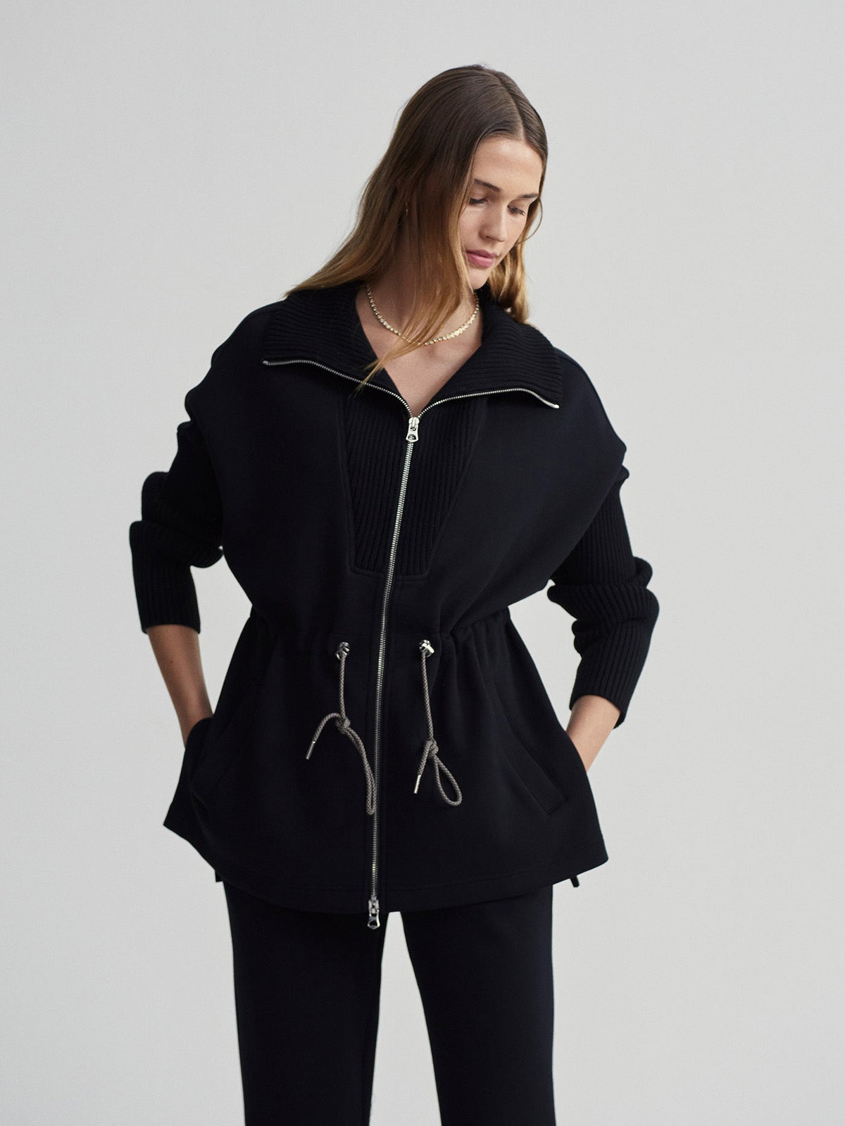 Palen Longline Zip Through | Varley Deals