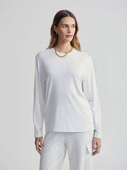 Leah Long Sleeve Boyfriend Tee | Varley Exclusive