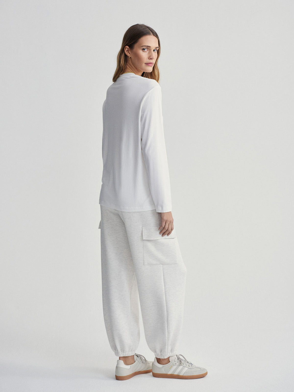 Leah Long Sleeve Boyfriend Tee | Varley Exclusive