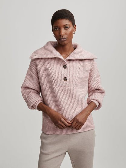 Peverel Button Placket Knit | VARLEY US | Varley Hot Sale