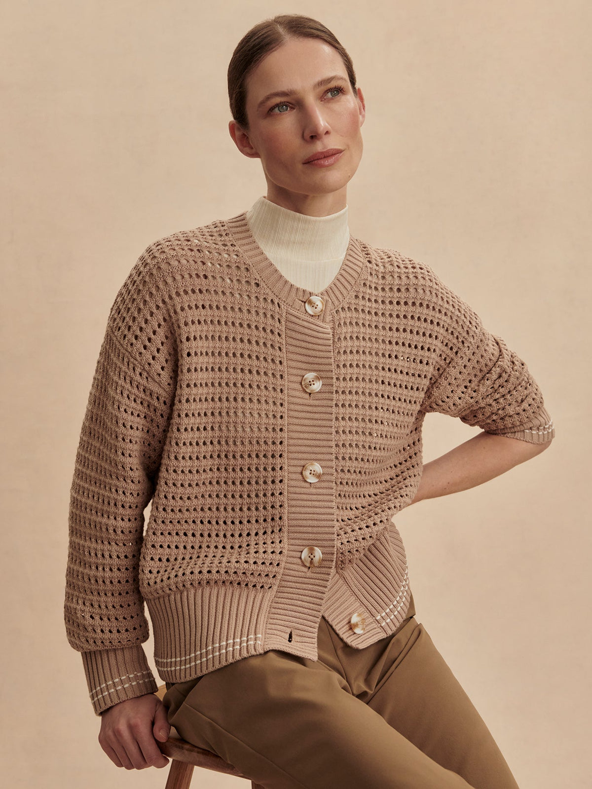 Kris Relaxed Fit Knit Cardigan | VARLEY US | Varley Recommended