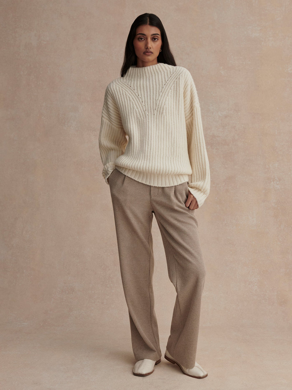 Blossom Mock Neck Knit Sweater | Varley Best Seller