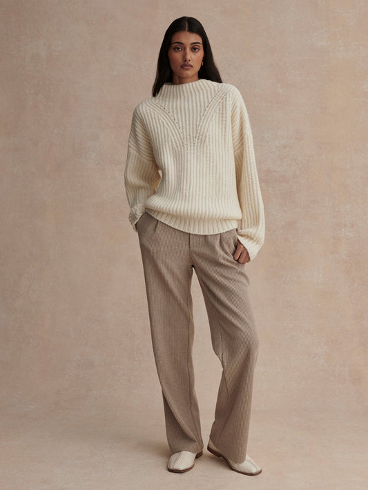 Blossom Mock Neck Knit Sweater | Varley Best Seller