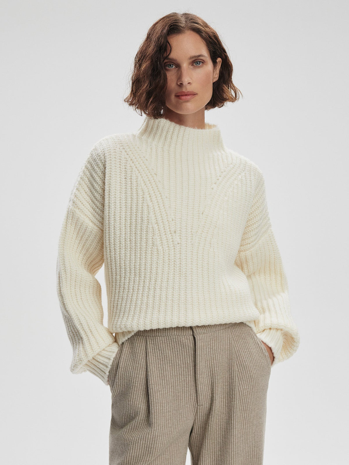 Blossom Mock Neck Knit Sweater | Varley Best Seller