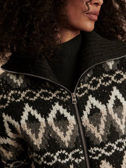 Brooke Fairisle Knit Jacket | VARLEY US | Varley Sale