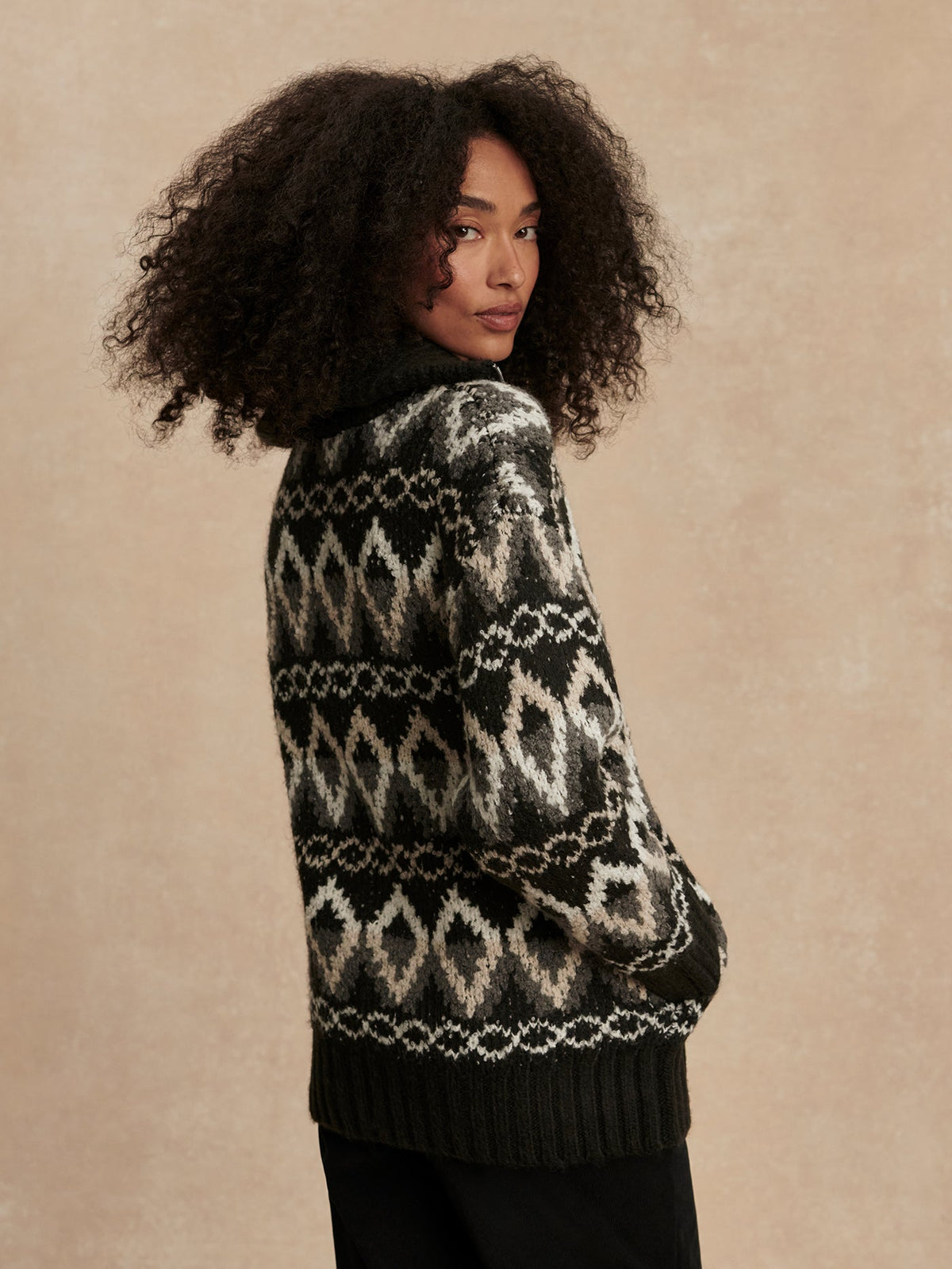 Brooke Fairisle Knit Jacket | VARLEY US | Varley Sale