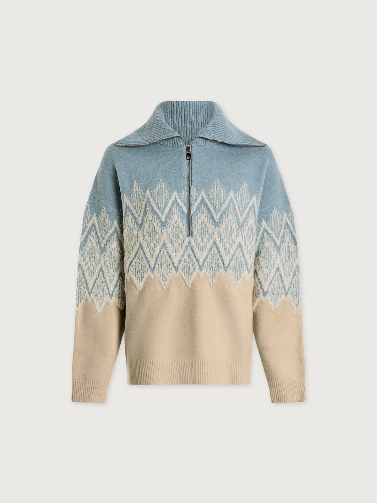 Hedda Fairisle Half Zip Knit | Varley New
