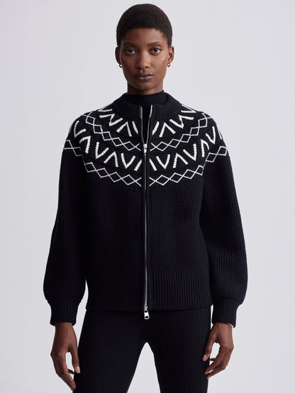 Alys Fairisle Knit Jacket | Varley Best Seller