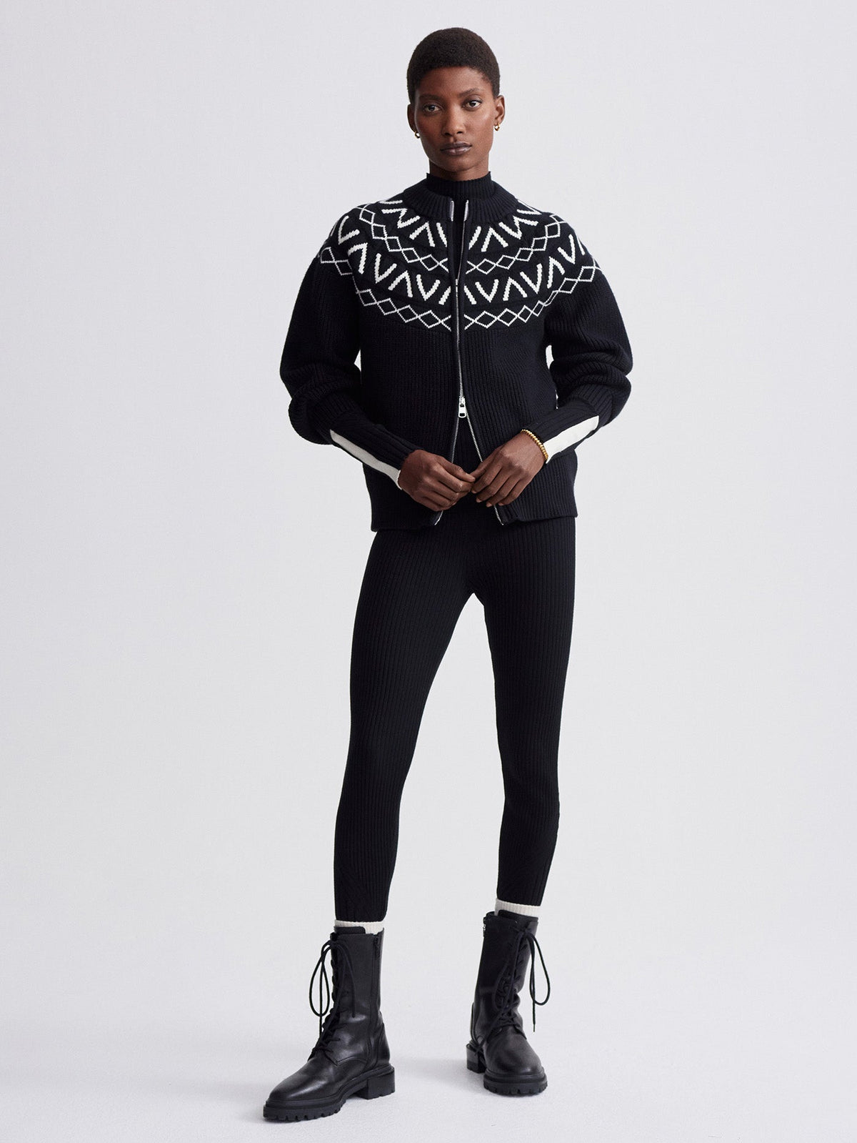 Alys Fairisle Knit Jacket | Varley Best Seller