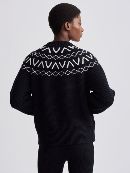 Alys Fairisle Knit Jacket | Varley Best Seller
