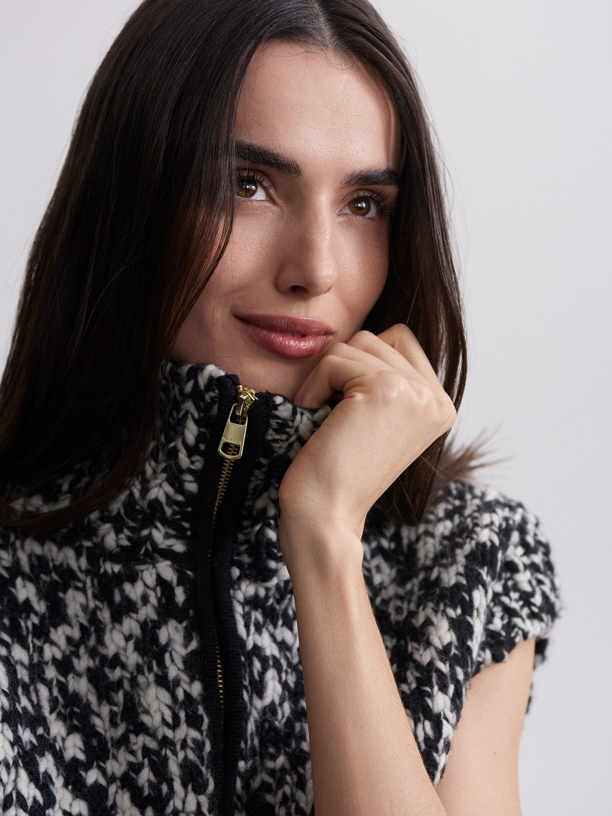 Sandy Zip Through Knit Gilet | Varley Premium