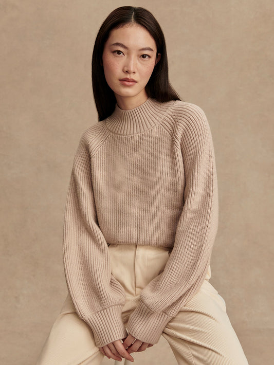Martina High Neck Rib Knit | Varley Hot Sale