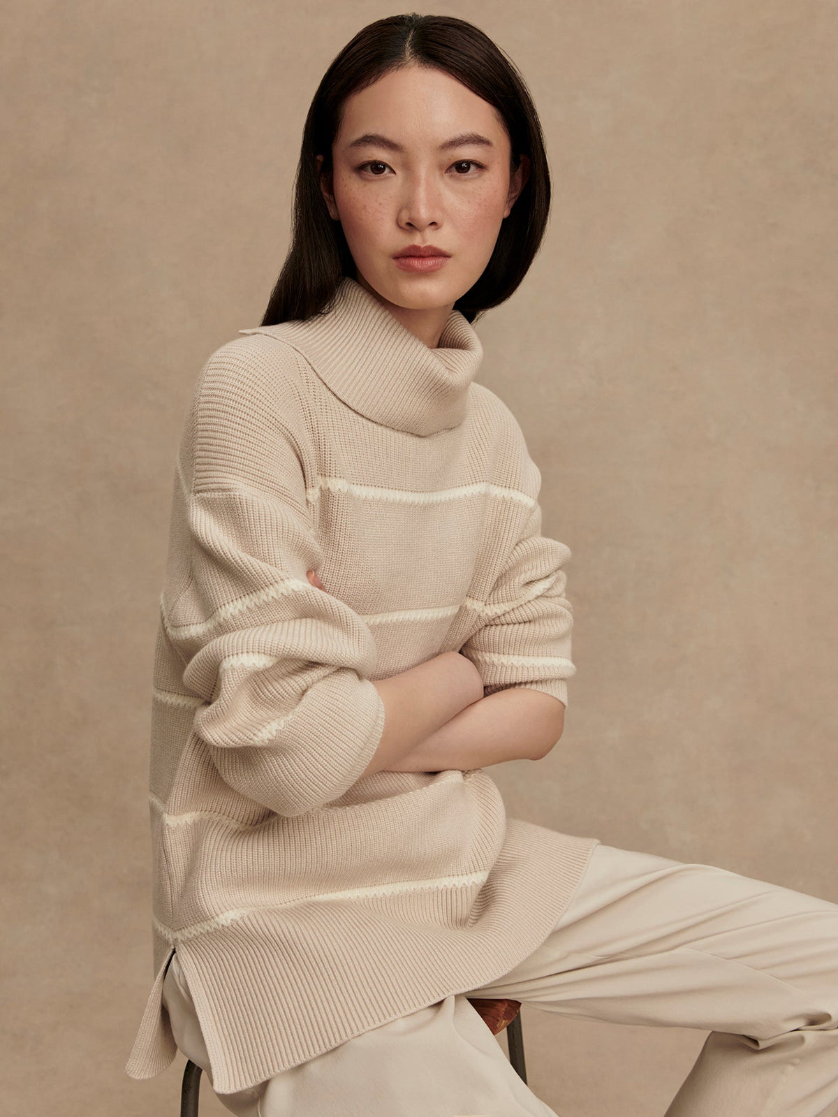 Hamish Stitch Knit Sweater | Varley Everyday