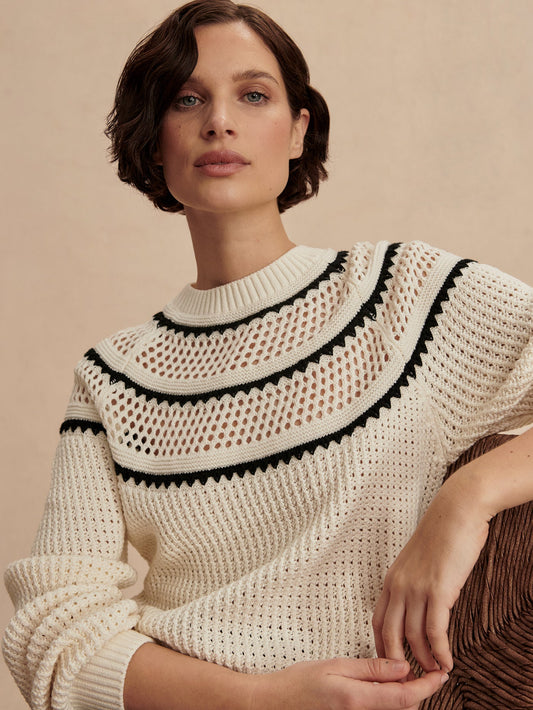 Padbury Pointelle Knit Sweater | Varley Everyday